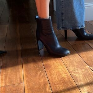 rag & bone Navy Heeled Boots